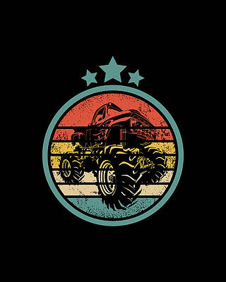 Grave Digger Monster Truck Art - Fine Art America