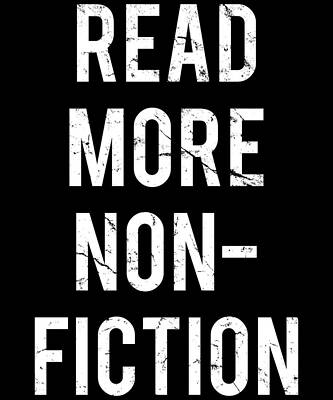 Wall Art - Digital Art - Retro Read More Non-Fiction Books by Flippin Sweet Gear