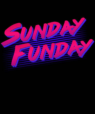 Wall Art - Digital Art - Retro Sunday Funday by Flippin Sweet Gear
