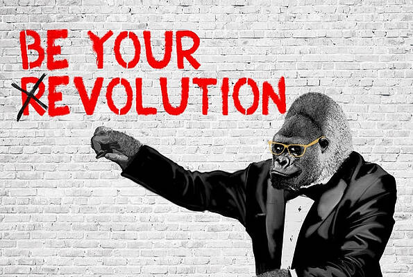 REVOLUTION Bansky by Spassigstes STORE