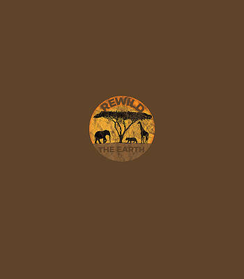 Rewild The World Save Planet Save Mother Earth Day Earth Day by Noor5Avarr
