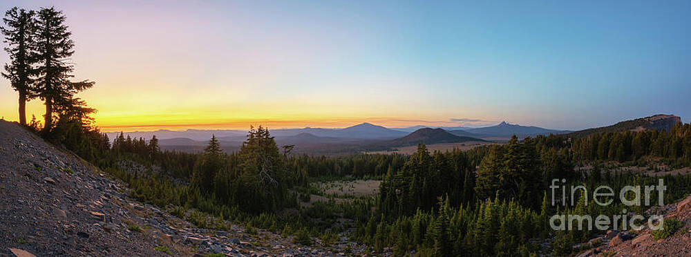 Rim Drive Sunset Panorama by Michael Ver Sprill Rim Drive Sunset Panorama by Michael Ver Sprill