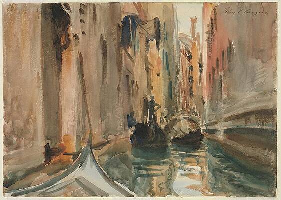 Wall Art - Painting - Rio Di San Salvatore Venice by John Singer Sargent