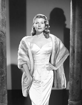 Wall Art - Photograph - Rita Hayworth Elegant Hollywood Glamour Vintage Movie Star Beauty 1948 by Silver Screen