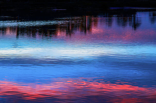 Wall Art - Photograph - River of Sky - Blue by Laura Fasulo