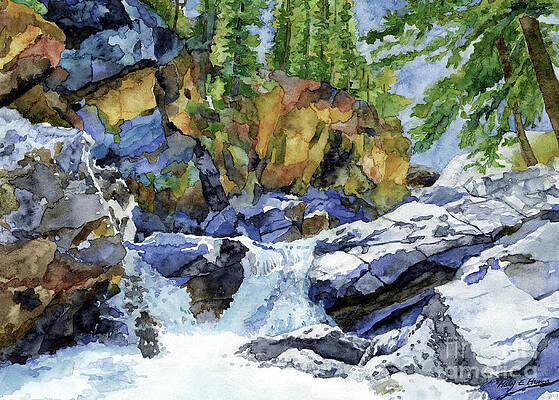 River Rocks Painting by Daydre Hamilton - Fine Art America