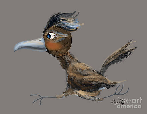 Wall Art - Digital Art - Roadrunner by Doug Gist