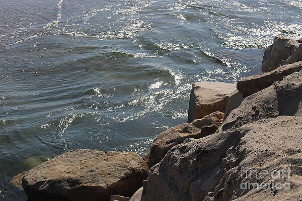 Rocks and Shimmering Sea by Katherine Erickson Rocks and Shimmering Sea by Katherine Erickson