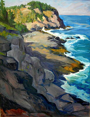 Rocky Coast Monhegan Maine by Thor Wickstrom Rocky Coast Monhegan Maine by Thor Wickstrom
