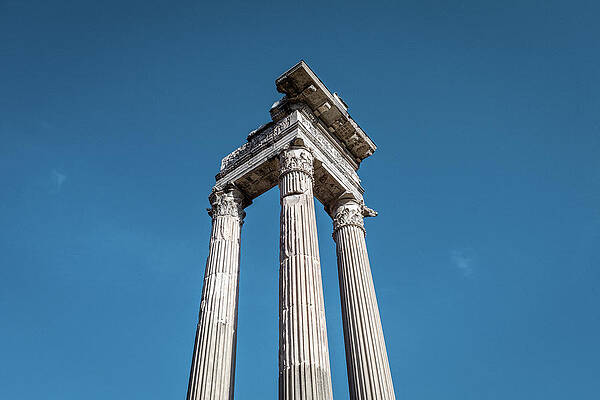 Wall Art - Photograph - Rome and The Temple of Apollo Sosianus by Benoit Bruchez