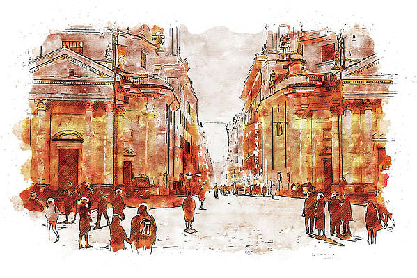 Piazza Del Popolo Art Page 4 Of 6 Fine Art America