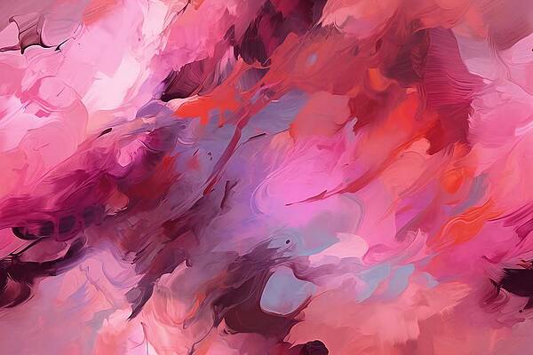 Wall Art - Digital Art - Rosy Skies by Caito Junqueira