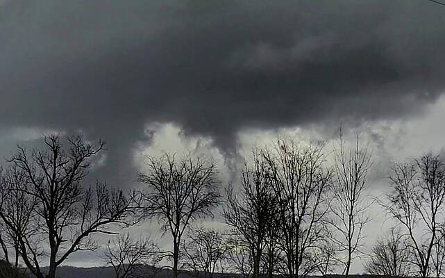 Rotating Storm Near Percy Priest Lake 1/1/22 by Ally White Rotating Storm Near Percy Priest Lake 1/1/22 by Ally White