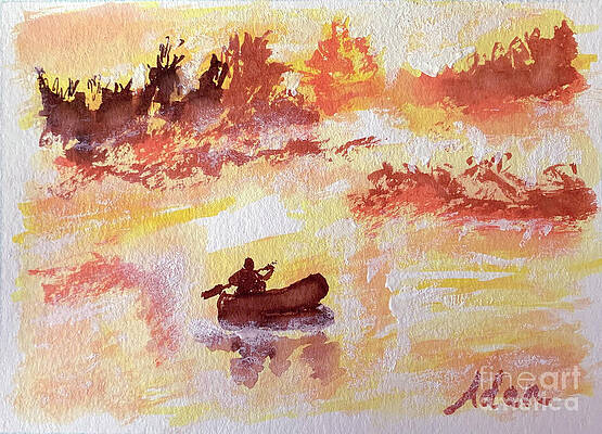 Rowing With the Sun by Felipe Adan Lerma Rowing With the Sun by Felipe Adan Lerma