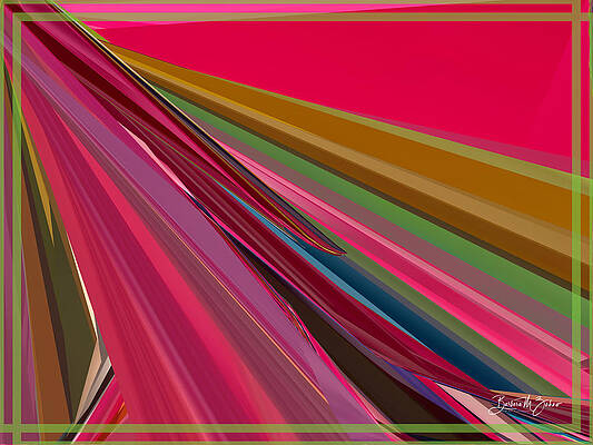 Rows of the Rainbow - Abstract by Barbara Zahno Rows of the Rainbow - Abstract by Barbara Zahno