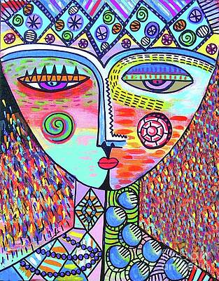 Intricate Paintings Wall for Sale by Sandra Silberzweig