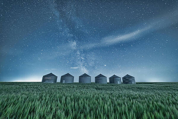 Rural Alberta Night Sky 5 by CHM Rural Alberta Night Sky 5 by CHM