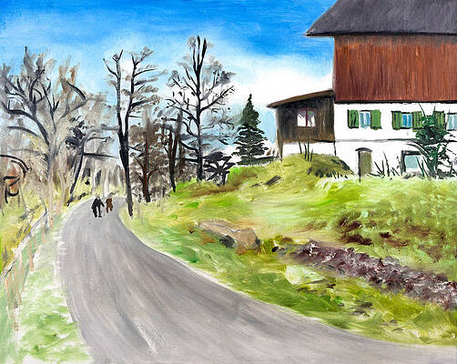 Rural Road by Stephan Weckerle