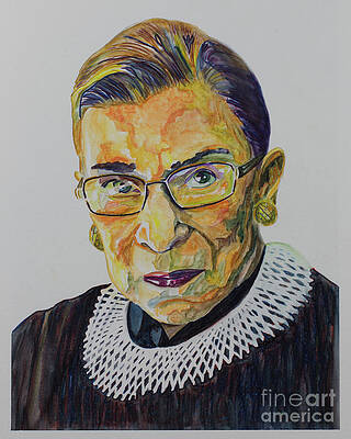 Ruth Bader Ginsburg Portrait by Robert Yaeger Ruth Bader Ginsburg Portrait by Robert Yaeger