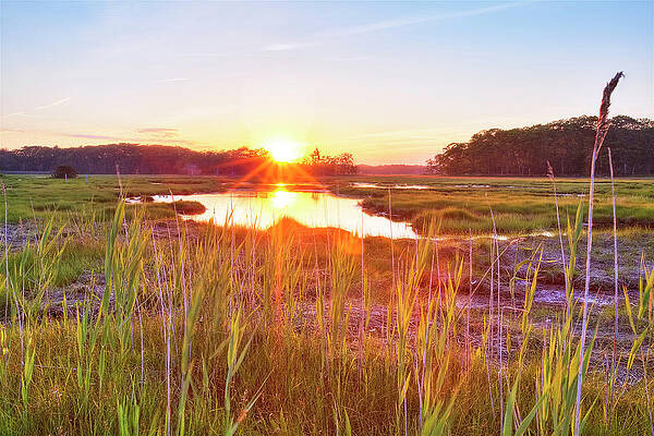 Rye Marsh Sunset by Eric Gendron Rye Marsh Sunset by Eric Gendron