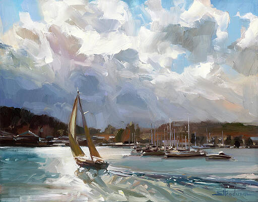 Wall Art - Painting - Safe Harbor by Steve Henderson