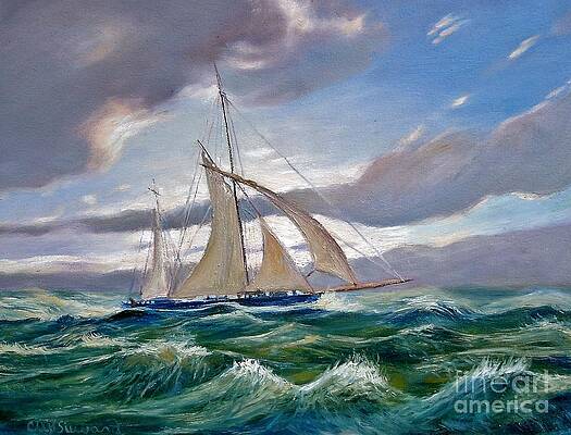 Sailing by Fine Art By Carolyn Ann Steward