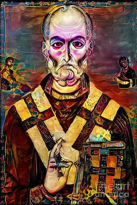 Saint Nicholas The Original Santa Claus Revisited 20210925 by Wingsdomain Art and Photography Saint Nicholas The Original Santa Claus Revisited 20210925 by Wingsdomain Art and Photography