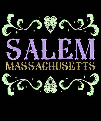 Wall Art - Digital Art - Salem Massachusetts Ouija Love by Flippin Sweet Gear