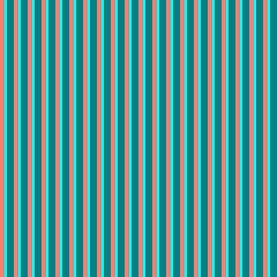 [ Thumbnail: Salmon, Aqua, and Teal Colored Striped/Lined Pattern Tapestry ]