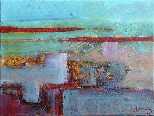 Sand Bars - Acrylic 16x12 by Doug Jerving Sand Bars - Acrylic 16x12 by Doug Jerving