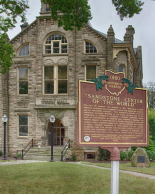 Sandstone Center of the World - Amherst, Ohio by Mitch Spence Sandstone Center of the World - Amherst, Ohio by Mitch Spence