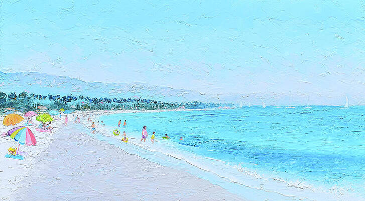Wall Art - Painting - Santa Barbara Seascape by Jan Matson