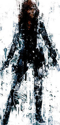 Wall Art - Digital Art - Scarlett Johansson Black Widow Captain America Civil War  s Limited scarlett johansson celebrities marvel Avengers Assemble by Lexie Howe