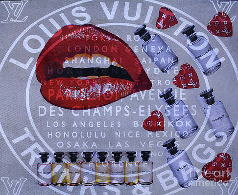 Louis Vuitton Lips  Pop art canvas, Louis vuitton iphone