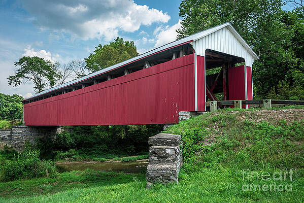 Scipio Covered Bridge 2 - Jennings County - Indiana by Gary Whitton Scipio Covered Bridge 2 - Jennings County - Indiana by Gary Whitton