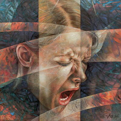 Woman Screaming Paintings Fine Art America