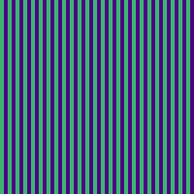 [ Thumbnail: Sea Green and Indigo Colored Lines/Stripes Pattern Acrylic Print ]