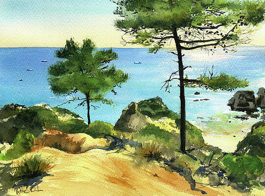 Sea View At Algarve Portugal by Dora Hathazi Mendes Sea View At Algarve Portugal by Dora Hathazi Mendes