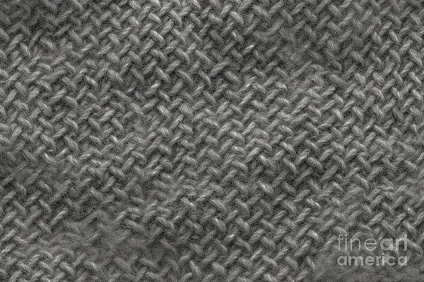 Wall Art - Painting - Seamless Thick Chunky Cozy Wool Weave Knit Background Texture Tileable Coarse Crosshatch Mottled Gray Boucle Upholstery Textile Surface Pattern A High Resolution Fabric 3d Rendering Backdrop by N Akkash