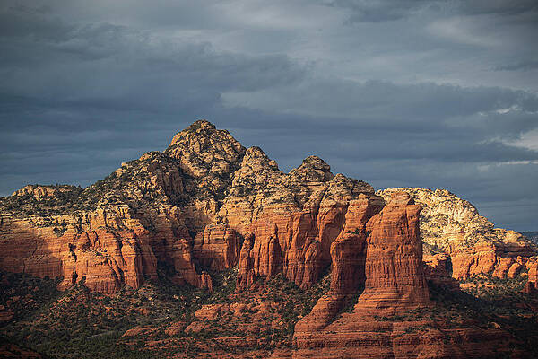 Dramatic Wall Art featuring the photograph Sedona Red Rocks by Jon Snyder