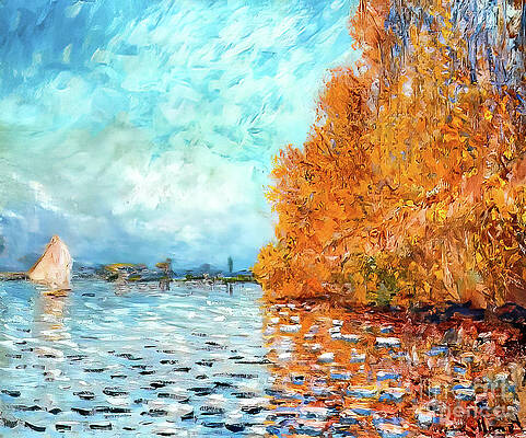Seine at Argenteuil by Claude Monet 1873 by Claude Monet Seine at Argenteuil by Claude Monet 1873 by Claude Monet