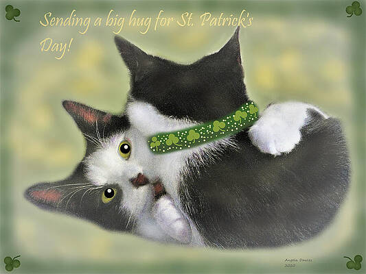 Sending a Big Hug for St. Patrick's Day by Angela Davies Sending a Big Hug for St. Patrick's Day by Angela Davies