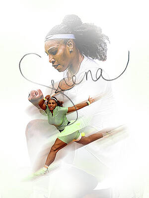 Serena Williams Tennis Legend by Tolerance ENT