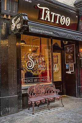 Wall Art - Photograph - Seven Dials Tattoo by Raymond Hill