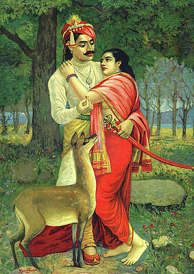 Hindu Goddess Paintings Fine Art America