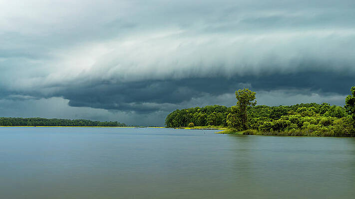 Forest Photograph - Shelf Cloud At Jamestown by David Fountain