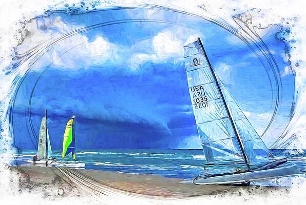 Shelf Clouds And Sailboats by Alice Gipson Shelf Clouds And Sailboats by Alice Gipson
