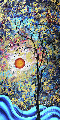 Shimmering Delight Original Abstract Tree Art Landscape Painting Gold Overlay Megan Duncanson by Megan Duncanson Shimmering Delight Original Abstract Tree Art Landscape Painting Gold Overlay Megan Duncanson by Megan Duncanson