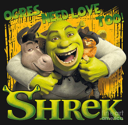 Shrek Wazowski Meme Art Prints for Sale