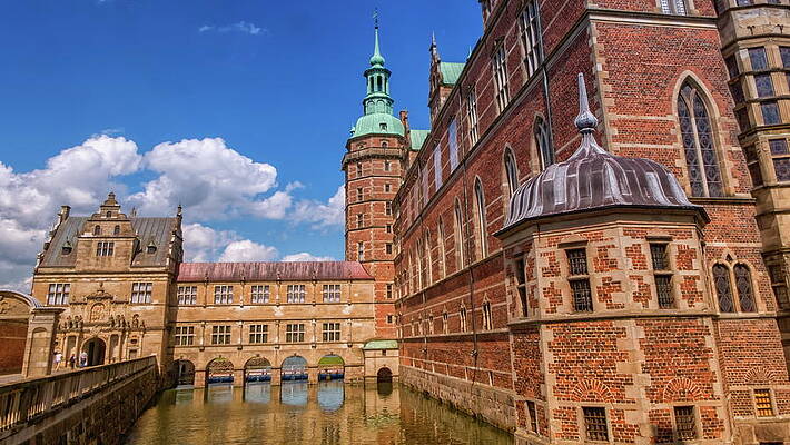 Wall Art - Photograph - Side of Renaissance Frederiksborg Palace Castle in Hillerod, Den by Elenarts - Elena Duvernay photo
